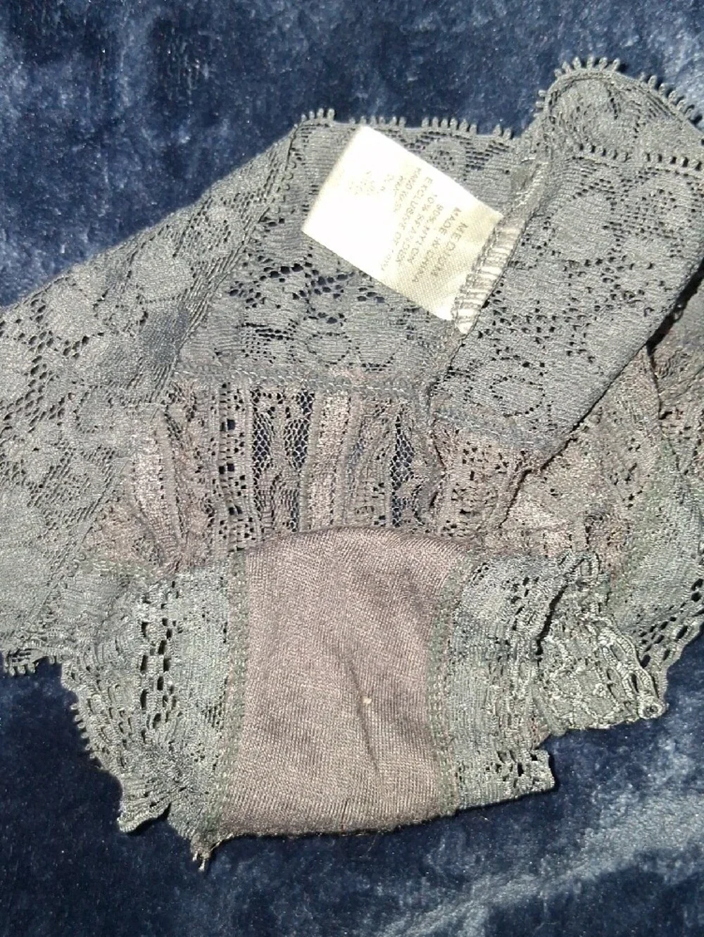 Secret Treasures Gray Lace Bikini Panty